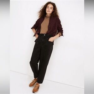 Madewell pull-on ballon pant in Hobson Wash